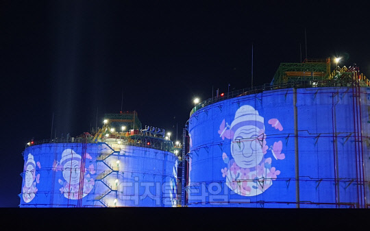 한국가스공사 제주기지 야경 <한국가스공사 제공>